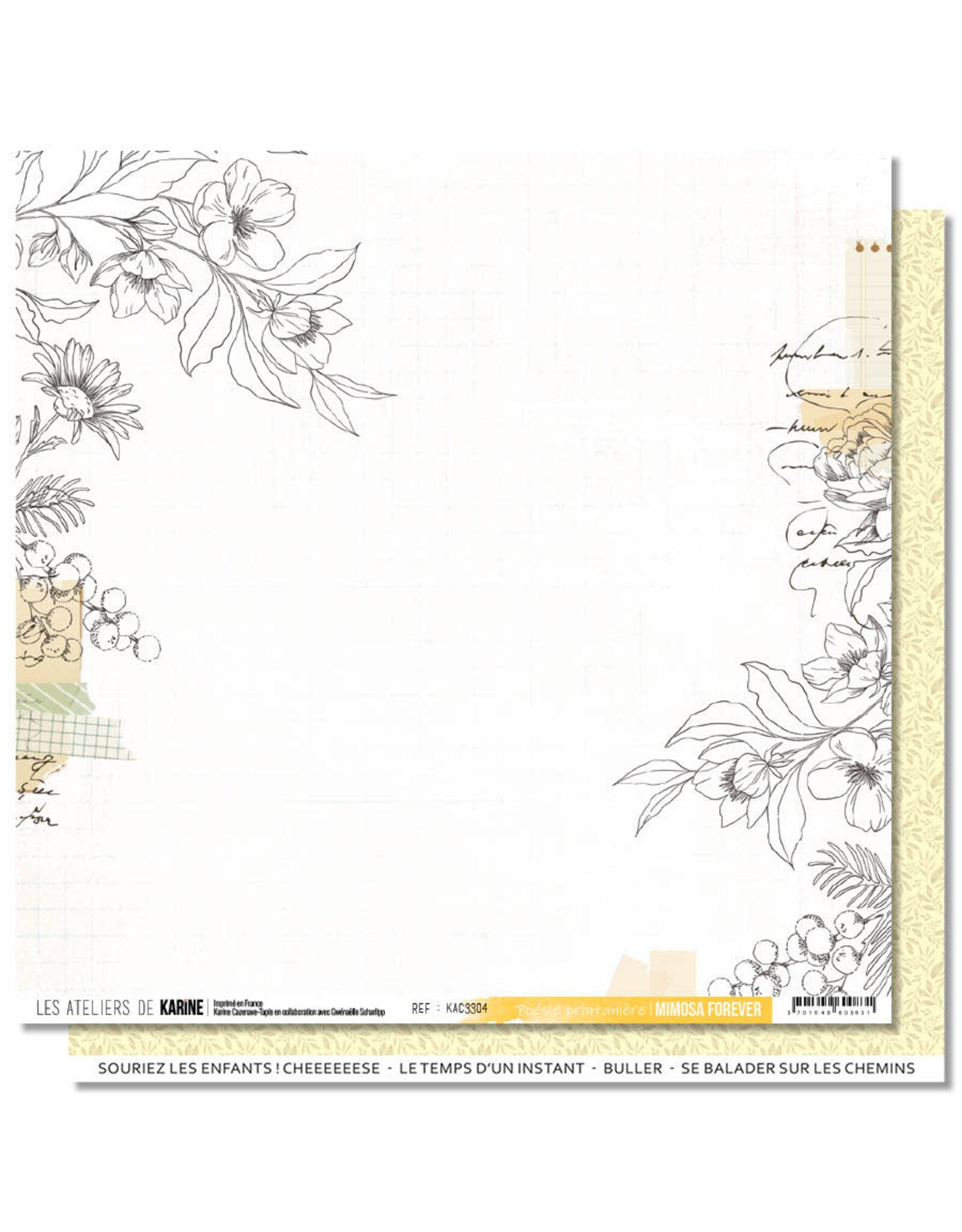 LES ATELIERS DE KARINE LES ATELIERS DE KARINE MIMOSA FOREVER 12x12 COLLECTION PACK