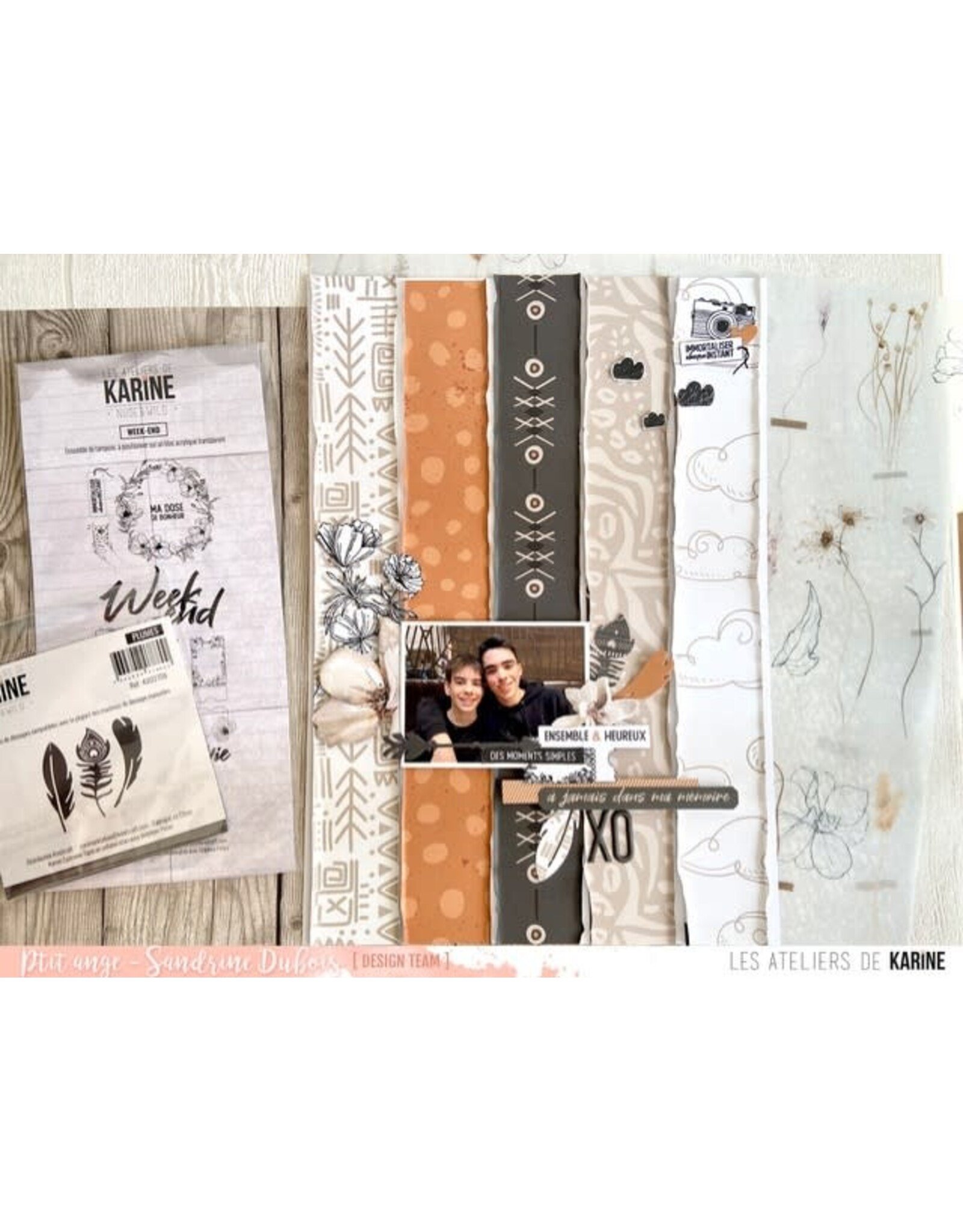 LES ATELIERS DE KARINE LES ATELIERS DE KARINE NUDE & WILD 12x12 COLLECTION PACK