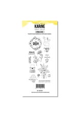 LES ATELIERS DE KARINE LES ATELIERS DE KARINE MIMOSA FOREVER SPRING IS HERE CLEAR STAMP SET