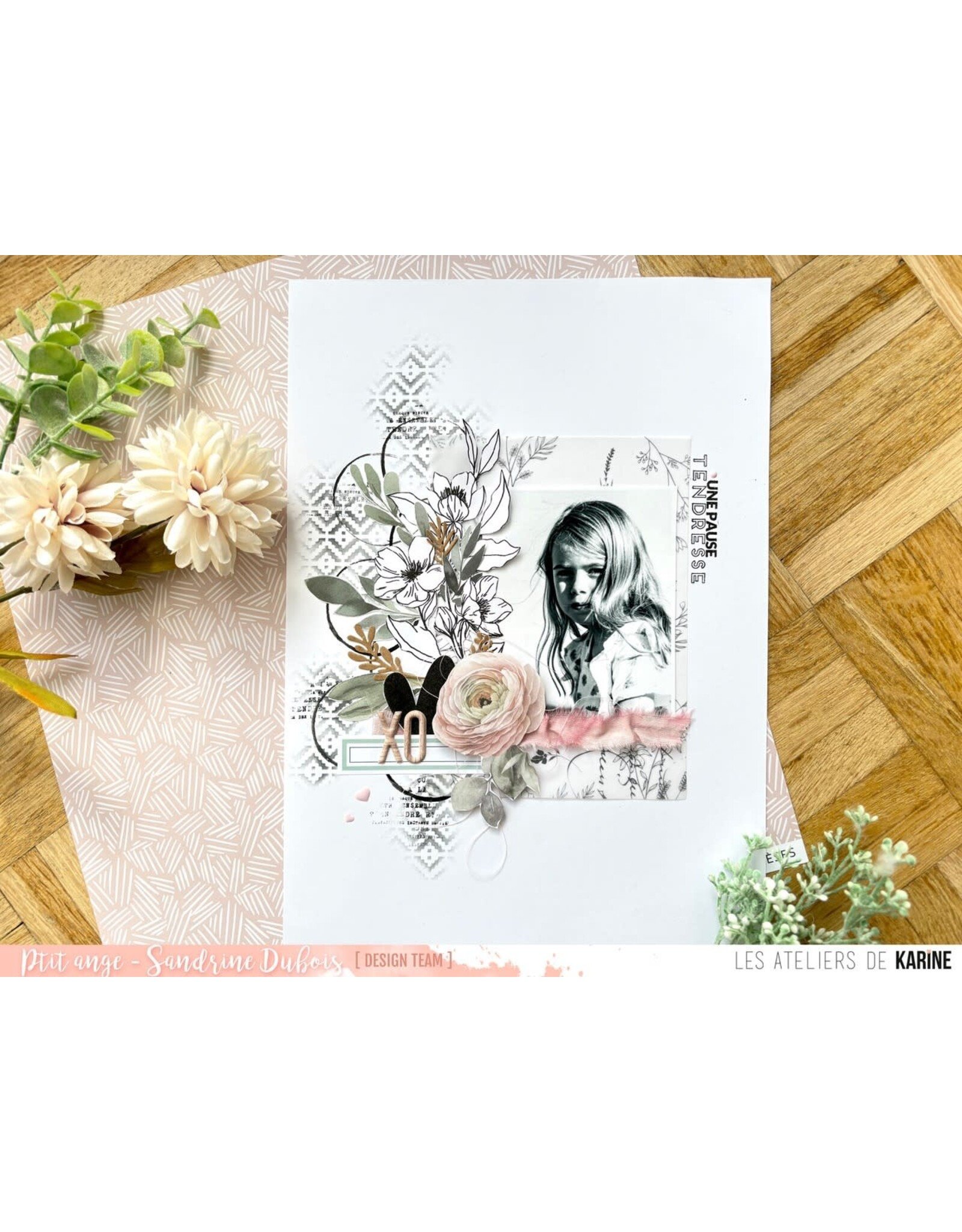 LES ATELIERS DE KARINE LES ATELIERS DE KARINE MIMOSA FOREVER BOUQUET DE FLEURS DIE SET