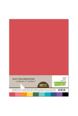 LAWN FAWN LAWN FAWN RAINBOW CARDSTOCK 8.5X11 10PK