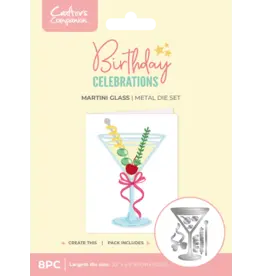 CRAFTERS COMPANION CRAFTER'S COMPANION MARTINI GLASS METAL DIE SET