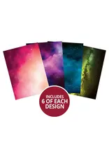 HUNKYDORY CRAFTS LTD. HUNKYDORY ESSENTIALS GALAXY DREAMS ESSENTIAL PAPER PACKS 24 SHEETS