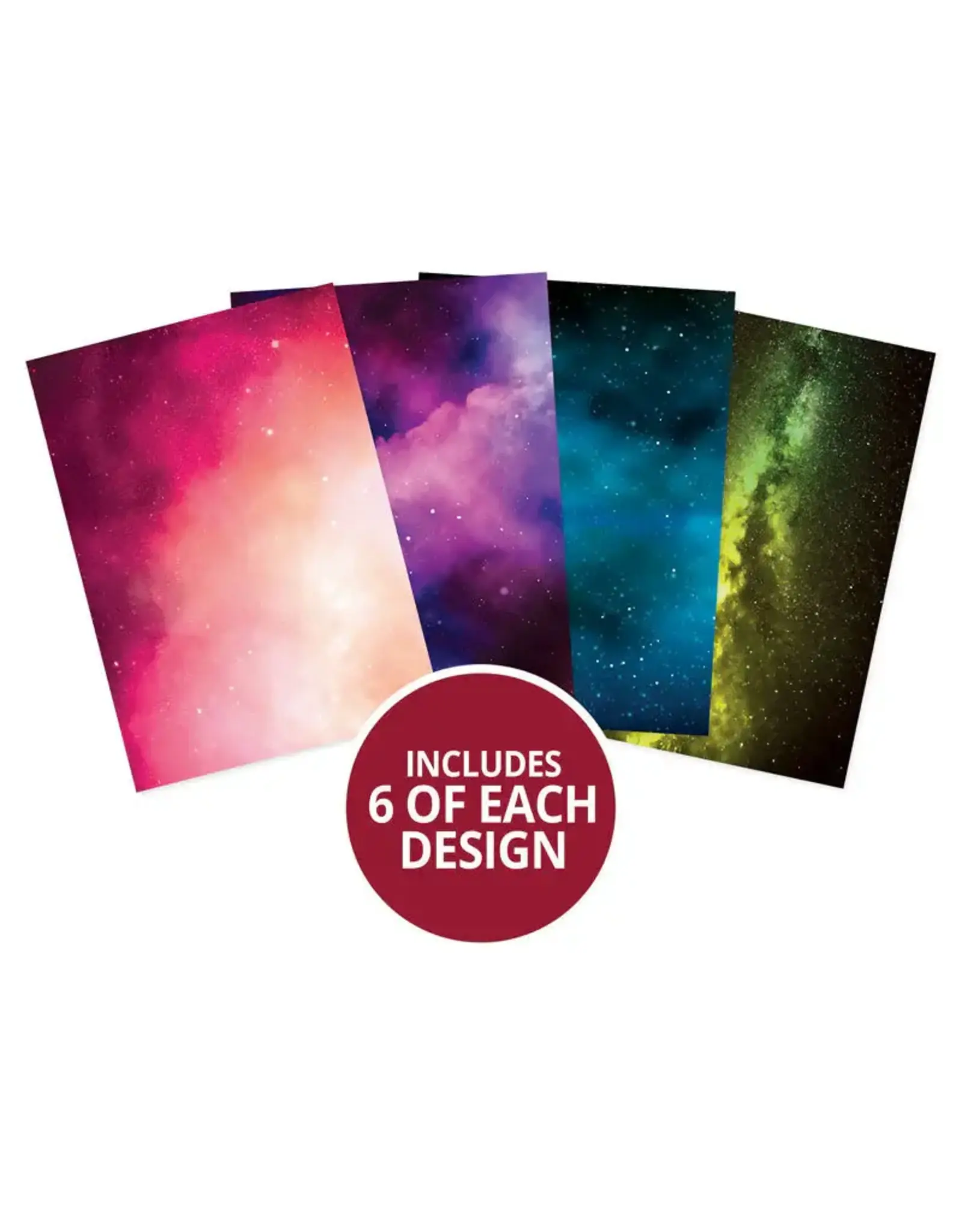 HUNKYDORY CRAFTS LTD. HUNKYDORY ESSENTIALS GALAXY DREAMS ESSENTIAL PAPER PACKS 24 SHEETS