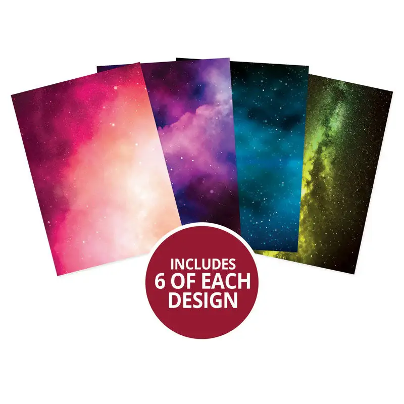 HUNKYDORY CRAFTS LTD. HUNKYDORY ESSENTIALS GALAXY DREAMS ESSENTIAL PAPER PACKS 24 SHEETS