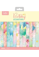 CRAFTERS COMPANION CRAFTER'S COMPANION BIRTHDAY CELEBRATIONS 8x8 PAPER PAD