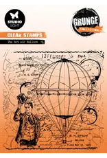 STUDIOLIGHT STUDIOLIGHT GRUNGE COLLECTION THE HOT AIR BALLOON CLEAR STAMP