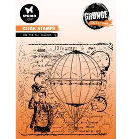 STUDIOLIGHT STUDIOLIGHT GRUNGE COLLECTION THE HOT AIR BALLOON CLEAR STAMP