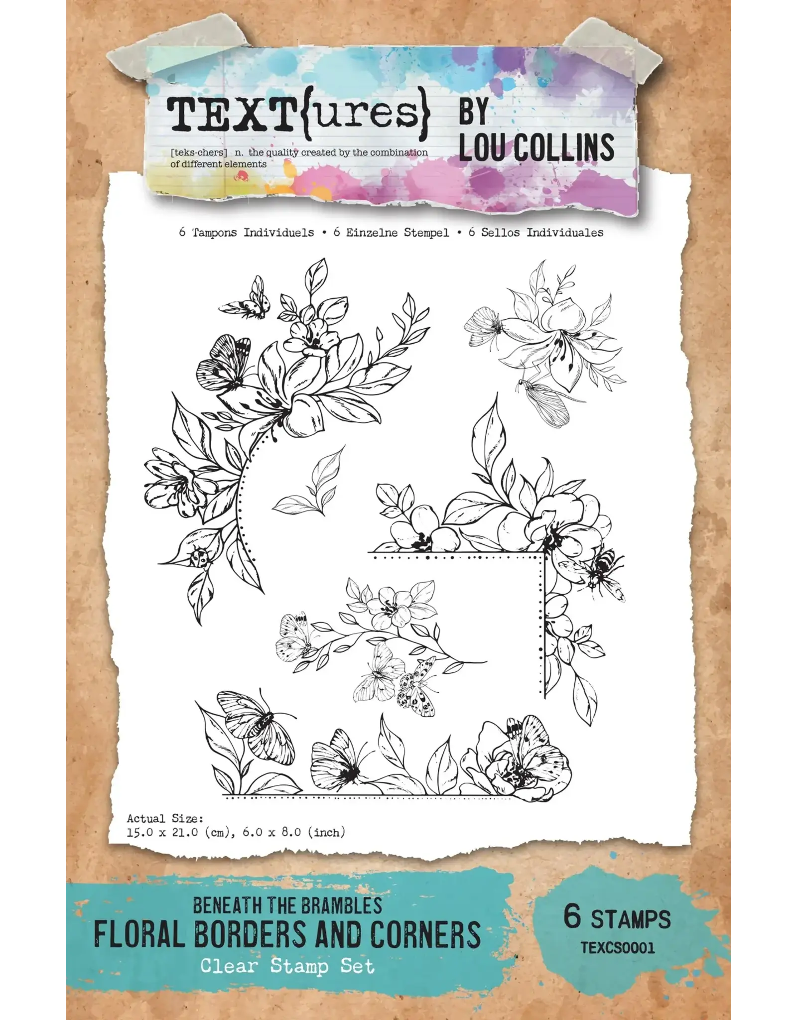 ARDEN CREATIVE STUDIO ARDEN CREATIVE STUDIO BENEATH THE BRAMBLES 6x8 CLEAR STAMP SET