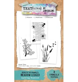 ARDEN CREATIVE STUDIO ARDEN CREATIVE STUDIO BENEATH THE BRAMBLES 4x6 LAYERING STENCIL SET