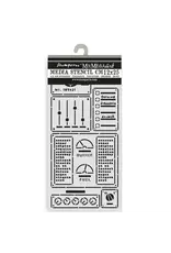 STAMPERIA STAMPERIA A NEW BEGINNING CONTROL PANEL 12x25cm STENCIL