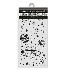 STAMPERIA STAMPERIA A NEW BEGINNING PLANETARY 12x25cm STENCIL