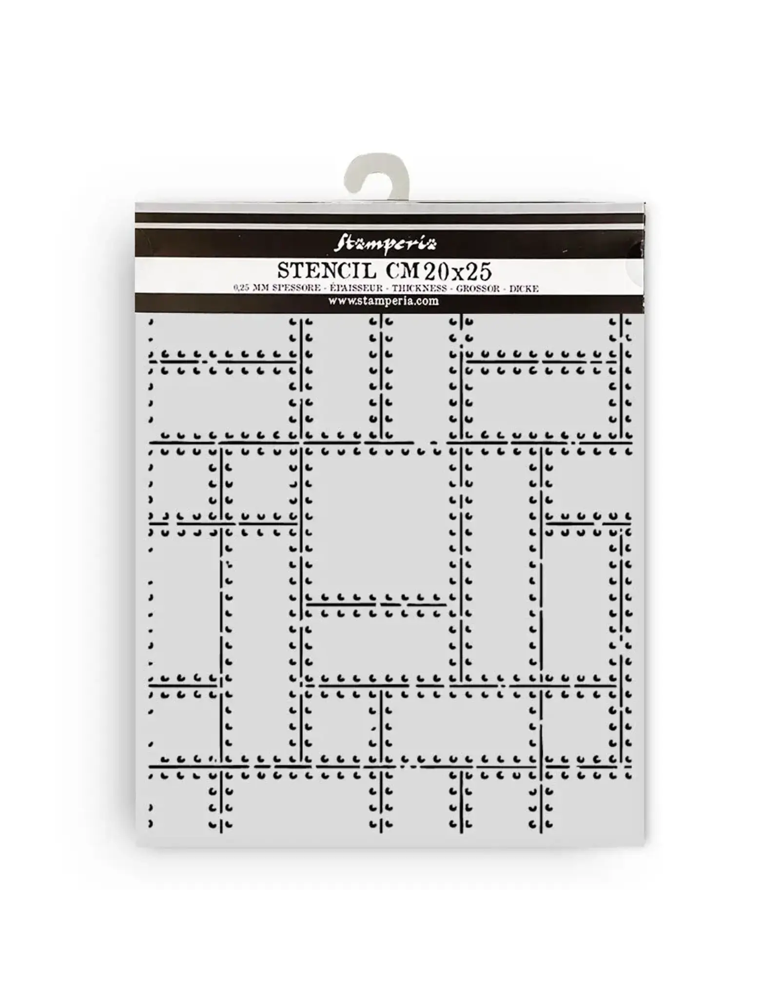 STAMPERIA STAMPERIA A NEW BEGINNING METAL PLATES 20x25cm STENCIL