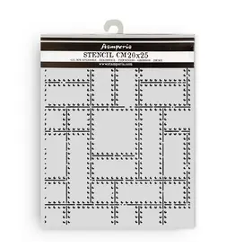 STAMPERIA STAMPERIA A NEW BEGINNING METAL PLATES 20x25cm STENCIL