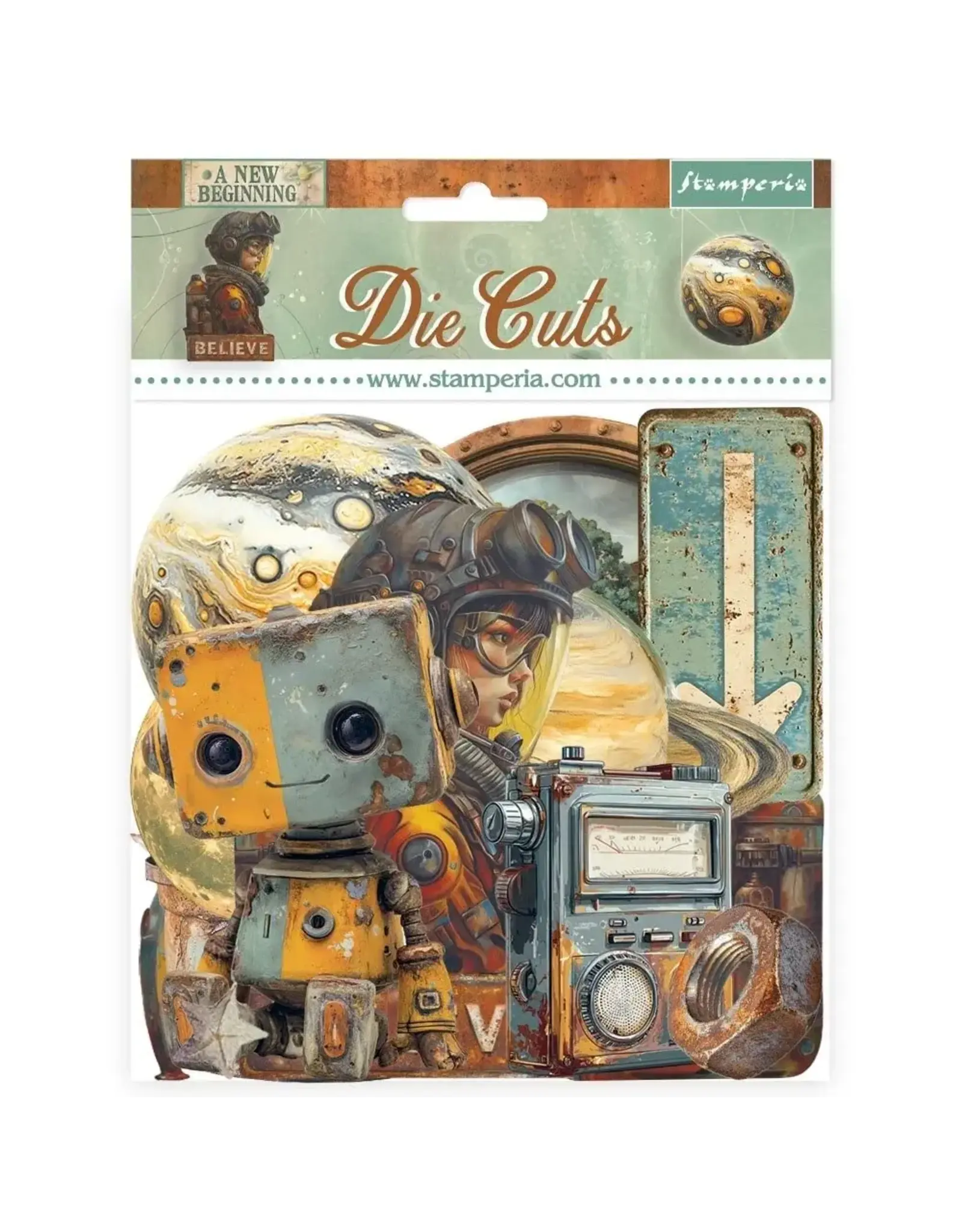 STAMPERIA STAMPERIA A NEW BEGINNING CHIPBOARD DIE CUTS