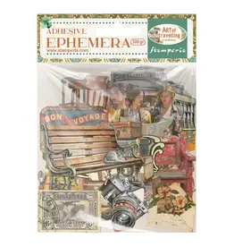 STAMPERIA STAMPERIA ART OF TRAVELLING EPHEMERA ADHESIVE PAPER CUT OUTS