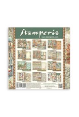 STAMPERIA STAMPERIA ART OF TRAVELLING 8x8 COLLECTION PACK 10 SHEETS