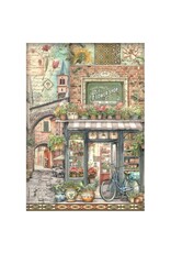 STAMPERIA STAMPERIA ART OF TRAVELLING ASSORTED A4 RICE PAPER 6/PK