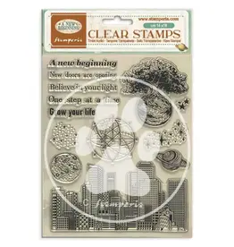 STAMPERIA STAMPERIA A NEW BEGINNING CLEAR STAMP SET