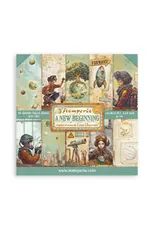 STAMPERIA STAMPERIA A NEW BEGINNING 8x8 PAPER PACK 10 SHEETS