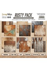 SCRAPBOYS SCRAPBOYS RUSTY PACK 8x8 PAPER PAD 12 SHEETS