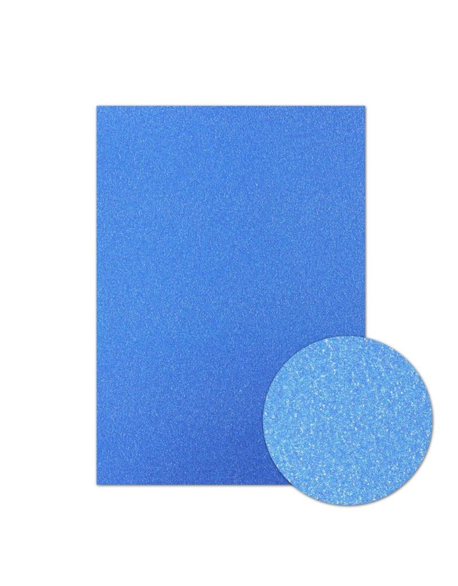 HUNKYDORY CRAFTS LTD. HUNKYDORY DIAMOND SPARKLES SHIMMER CARDSTOCK SAPPHIRE BLUE 10 X A4 200GSM
