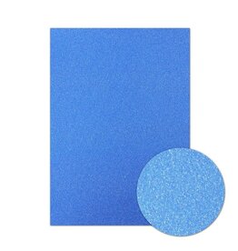 HUNKYDORY CRAFTS LTD. HUNKYDORY DIAMOND SPARKLES SHIMMER CARDSTOCK SAPPHIRE BLUE 10 X A4 200GSM