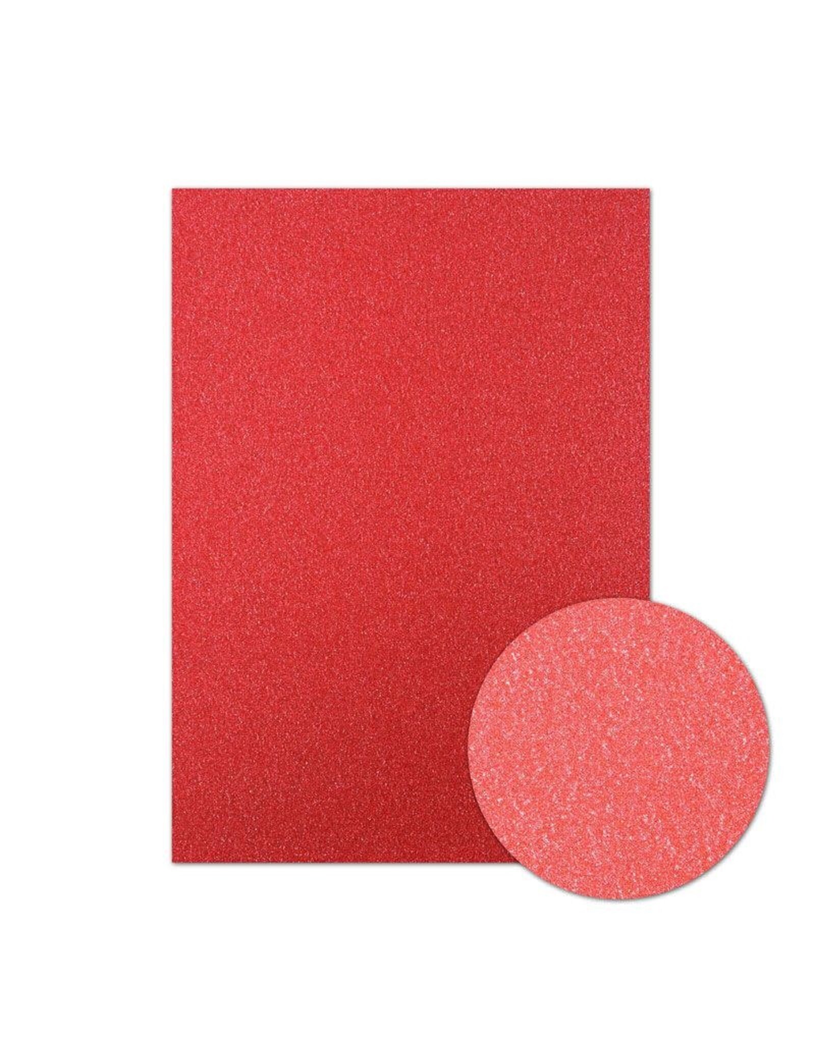 HUNKYDORY CRAFTS LTD. HUNKYDORY DIAMOND SPARKLES SHIMMER CARDSTOCK RUBY RED 10 X A4 200GSM