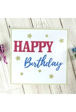 HUNKYDORY CRAFTS LTD. HUNKYDORY DIAMOND SPARKLES SHIMMER CARDSTOCK RUBY RED 10 X A4 200GSM