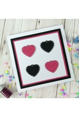 HUNKYDORY CRAFTS LTD. HUNKYDORY DIAMOND SPARKLES SHIMMER CARDSTOCK RUBY RED 10 X A4 200GSM