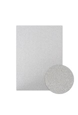 HUNKYDORY CRAFTS LTD. HUNKYDORY DIAMOND SPARKLES SHIMMER CARDSTOCK SILVER 10 X A4 200GSM