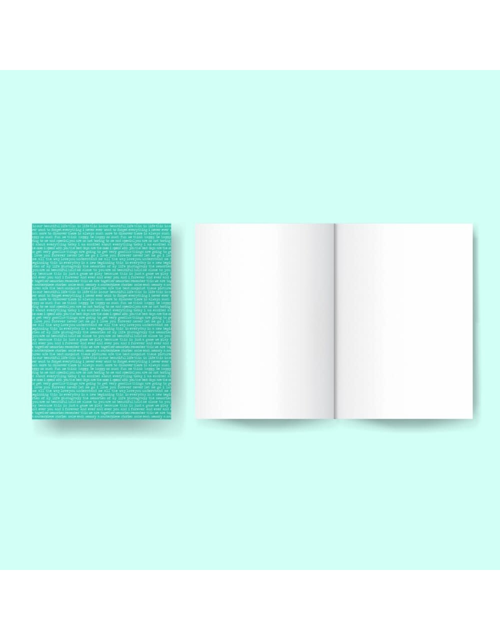 MASTERPIECE DESIGN MASTERPIECE DESIGN A5 GREEN NOTEBOOK