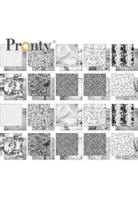 PRONTY CRAFTS PRONTY CRAFTS DESIGNER PAPER NUMBER AND LETTERS 8x8 PAPER PACK