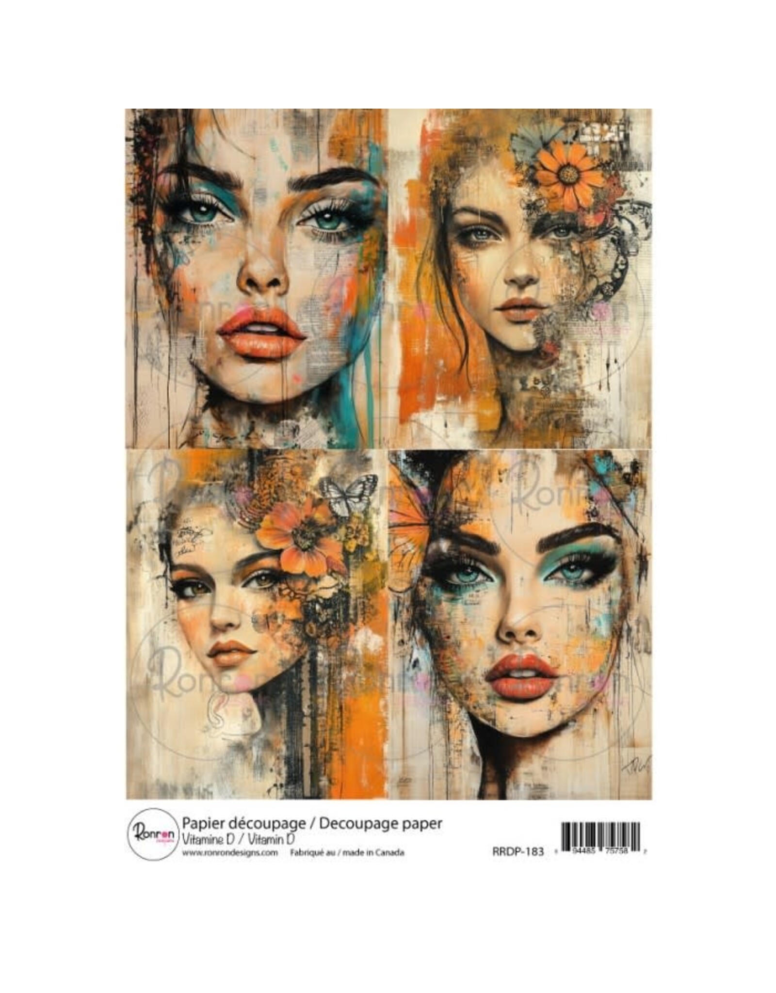 RONRON DESIGNS RONRON DESIGNS VITAMINE D RICE PAPER