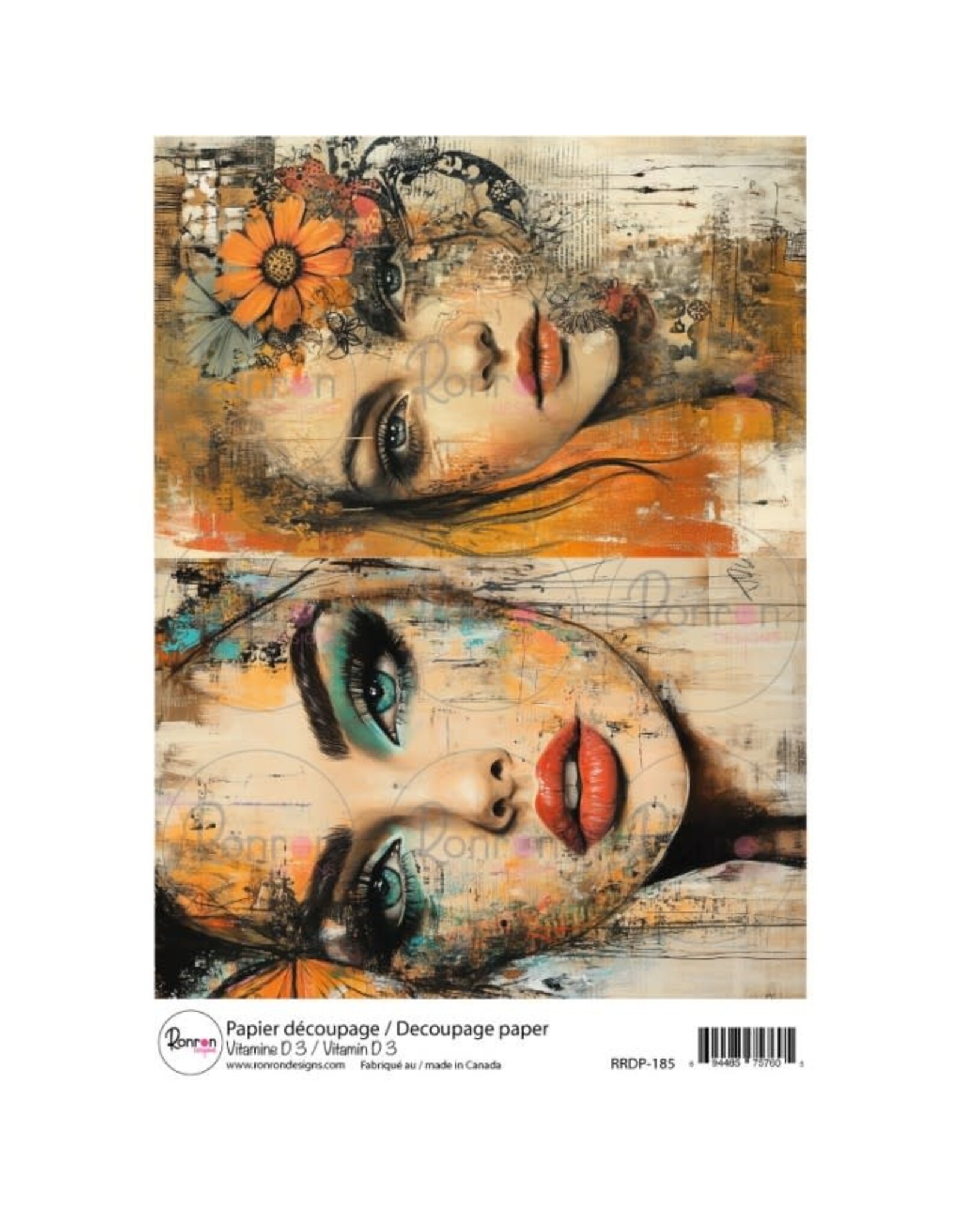 RONRON DESIGNS RONRON DESIGNS VITAMINE D 3 RICE PAPER