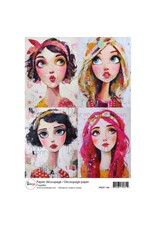 RONRON DESIGNS RONRON DESIGNS COQUETTES RICE PAPER