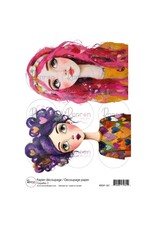 RONRON DESIGNS RONRON DESIGNS COQUETTES 2 RICE PAPER