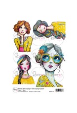 RONRON DESIGNS RONRON DESIGNS JAUNE RICE PAPER