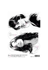 RONRON DESIGNS RONRON DESIGNS NOIR ET BLANC RICE PAPER
