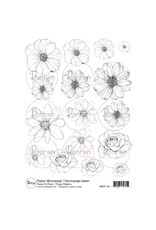 RONRON DESIGNS RONRON DESIGNS TRACÉS DE FLEURS RICE PAPER
