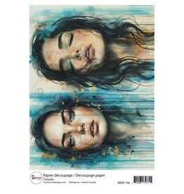 RONRON DESIGNS RONRON DESIGNS TURQUOISE RICE PAPER