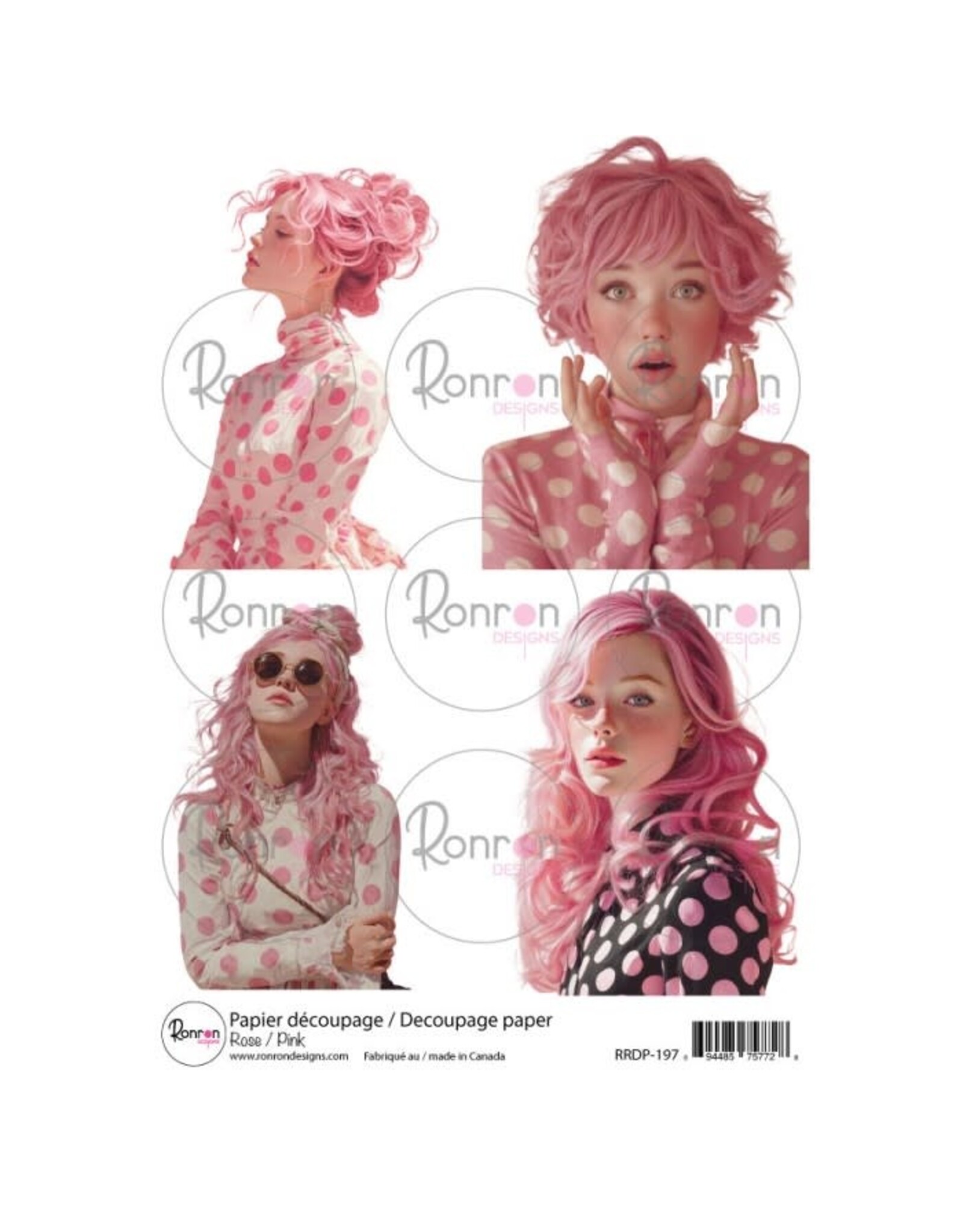 RONRON DESIGNS RONRON DESIGNS ROSE RICE PAPER