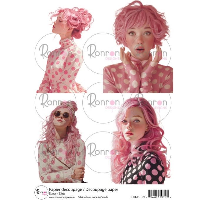 RONRON DESIGNS RONRON DESIGNS ROSE RICE PAPER