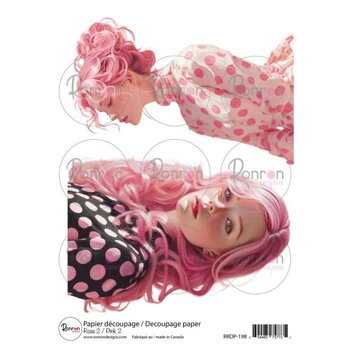 RONRON DESIGNS RONRON DESIGNS ROSE 2 RICE PAPER
