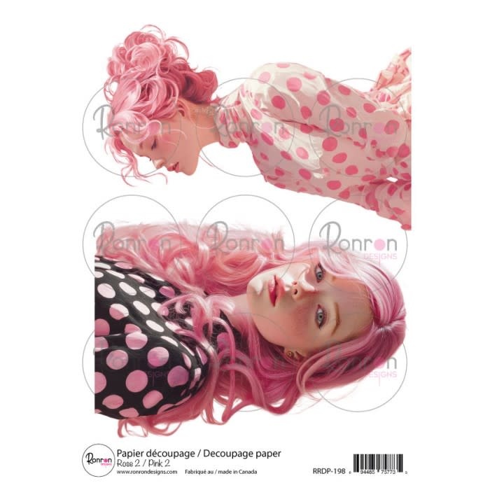 RONRON DESIGNS RONRON DESIGNS ROSE 2 RICE PAPER