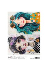 RONRON DESIGNS RONRON DESIGNS FEMMES À POIS 3 RICE PAPER