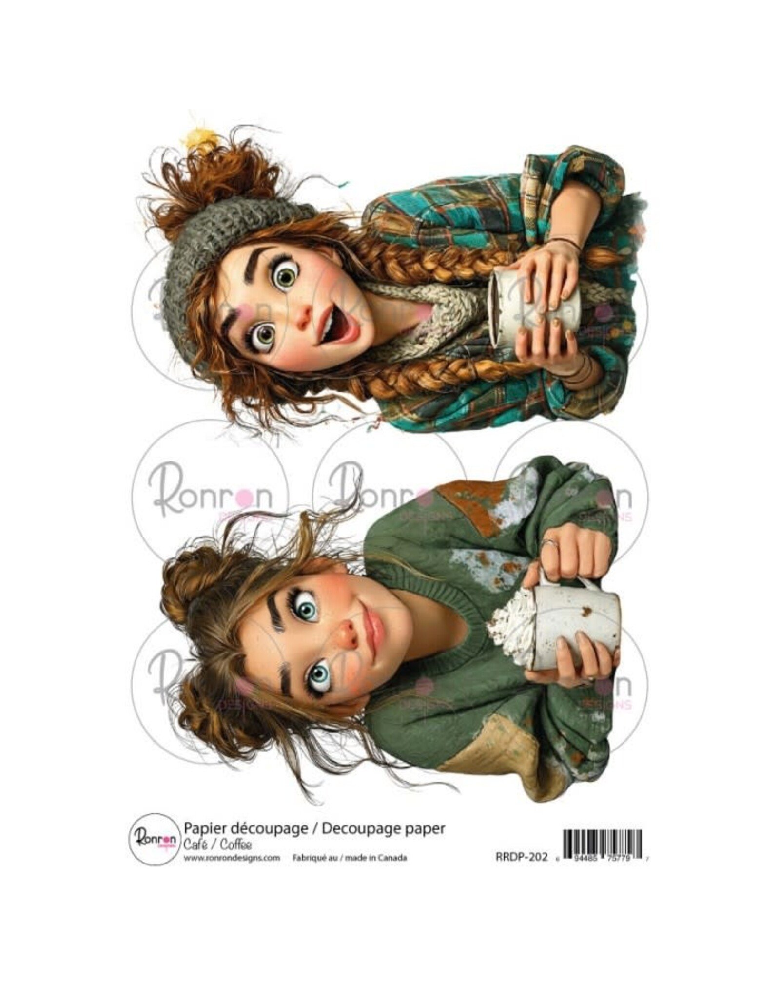 RONRON DESIGNS RONRON DESIGNS CAFÉ RICE PAPER