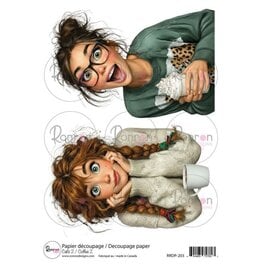 RONRON DESIGNS RONRON DESIGNS CAFÉ 2 RICE PAPER