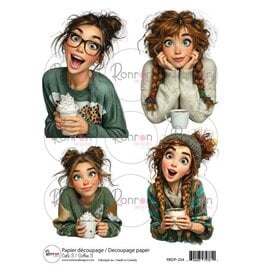 RONRON DESIGNS RONRON DESIGNS CAFÉ 3 RICE PAPER