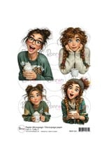 RONRON DESIGNS RONRON DESIGNS CAFÉ 3 RICE PAPER